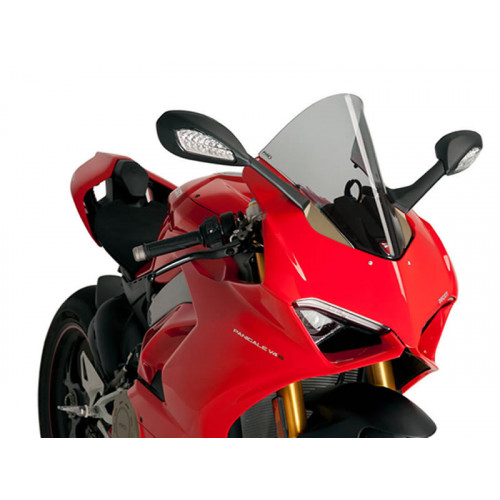 Racing Screen (Light Smoke) For Ducati Panigale 1100 V4 S (18-19) By Puig 9690H