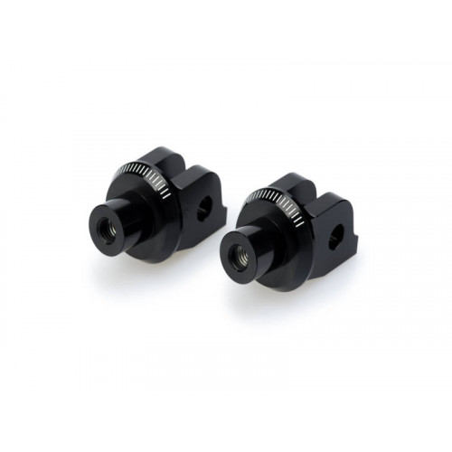 Footpeg Adaptors (Black) For Benelli Leoncino 500 (16-21) By Puig 9696N