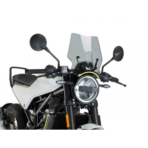 New Generation Sport Screen (Light Smoke) For Husqvarna Svartpilen 125 (21-22) By Puig 9702H