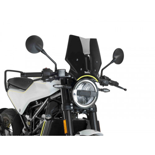 New Generation Sport Screen (Black) For Husqvarna Svartpilen 125 (21-22) By Puig 9702N