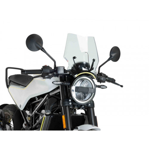 New Generation Sport Screen (Clear) For Husqvarna Svartpilen 125 (21-22) By Puig 9702W