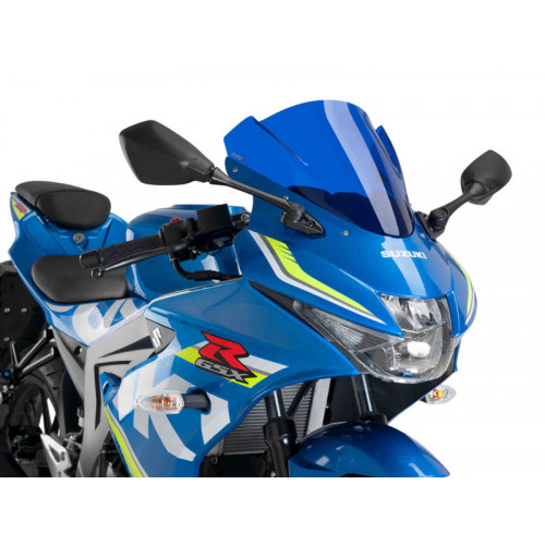 Racing Screen (Blue) For Suzuki GSX R 125 (17-21) By Puig 9721A