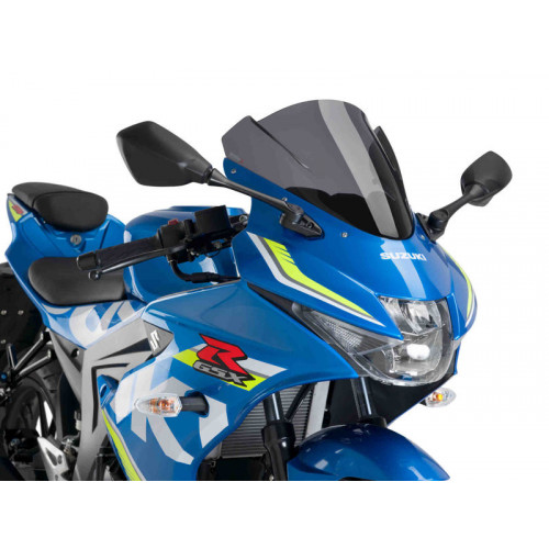 Racing Screen (Dark Smoke) For Suzuki GSX R 125 (17-21) By Puig 9721F