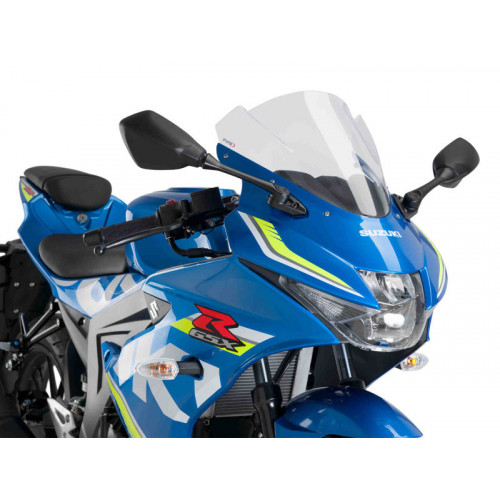 Racing Screen (Clear) For Suzuki GSX R 125 (17-21) By Puig 9721W