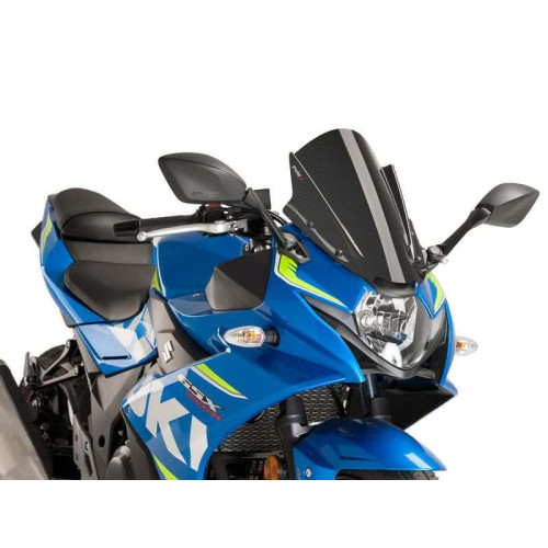 Racing Screen (Carbon Look) For Suzuki GSX R 250 (17-21) By Puig 9722C