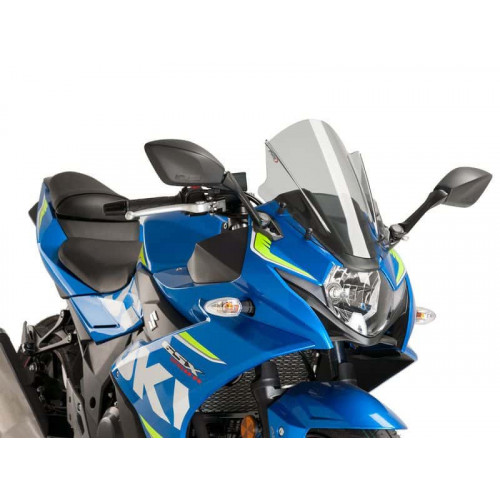 Racing Screen (Light Smoke) For Suzuki GSX R 250 (17-21) By Puig 9722H