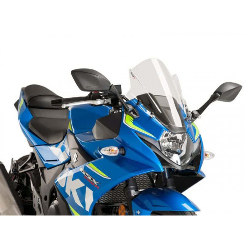 Racing Screen (Clear) For Suzuki GSX R 250 (17-21) By Puig 9722W