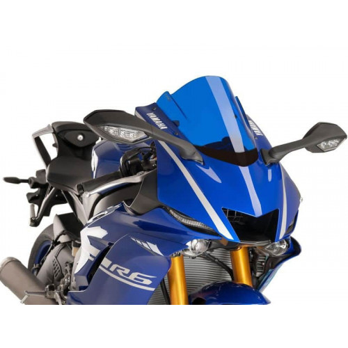 Z-Racing Screen (Blue) For Yamaha YZF R6 Race (21-22) By Puig 9723A