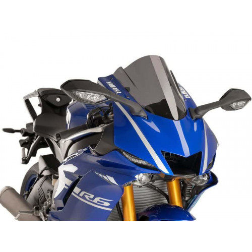 Z-Racing Screen (Dark Smoke) For Yamaha YZF R6 (17-20) By Puig 9723F