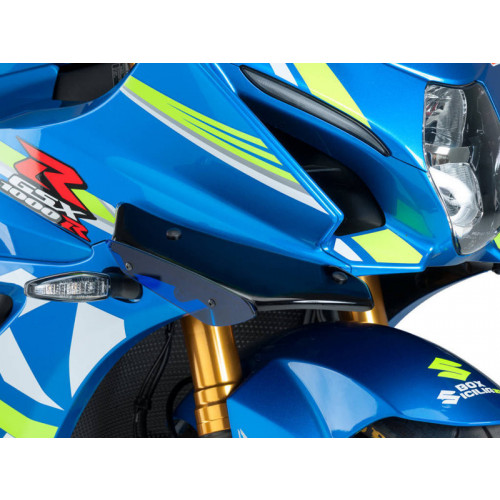 Sport Downforce Spoilers (Blue) For Suzuki GSX R 1000 (17-20) By Puig 9738A