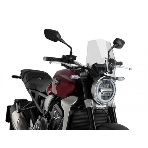 New Generation Sport Screen (Clear) For Honda CB1000 R Neo Sports Cafe (18-20) By Puig 9748W