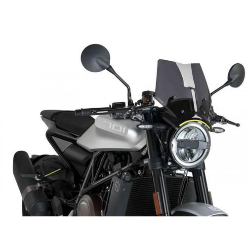 New Generation Sport Screen (Dark Smoke) For Husqvarna Vitpilen 701 (17-19) By Puig 9750F