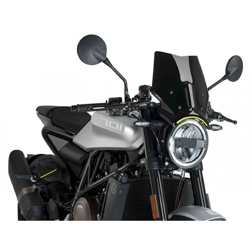 New Generation Sport Screen (Black) For Husqvarna Vitpilen 701 (17-19) By Puig 9750N