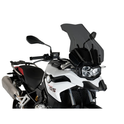 Touring Plus Screen (Dark Smoke) For BMW F750 GS (18-21) By Puig 9770F