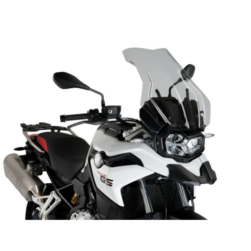 Touring Plus Screen (Light Smoke) For BMW F850 GS (18-22) By Puig 9770H