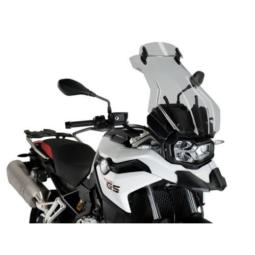 Touring Screen Plus With Extender (Light Smoke) For BMW F750 GS (18-21) By Puig 9771H