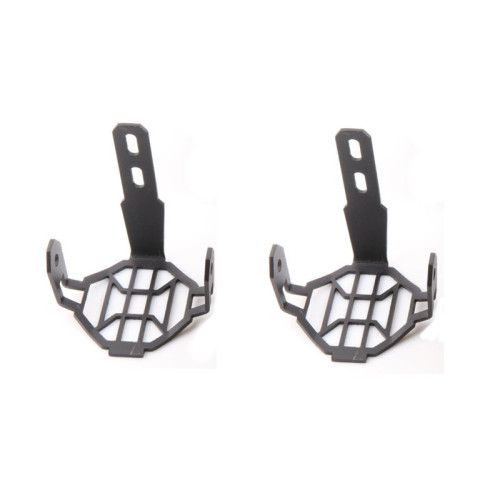 Guards For Auxiliary Lights (Black) For Honda Africa Twin CRF1000L Adventure Sports (18-19) By Puig 9785N