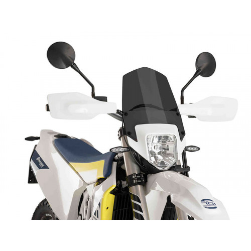 New Generation Sport Screen (Dark Smoke) For Husqvarna 701 Supermoto (15-20) By Puig 9867F