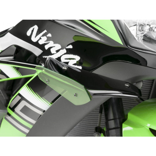 Sport Downforce Spoilers (Green) For Kawasaki ZX-10R Ninja Performance (16-18) By Puig 9882V