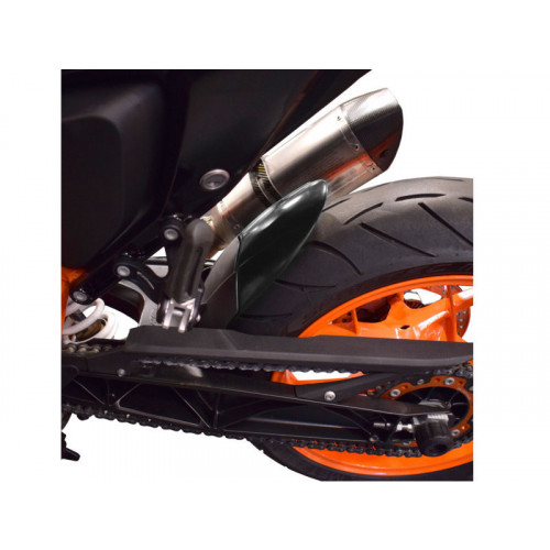 Rear Mudguard Extender (Matt Black) For KTM 690 Duke R (12-20) By Puig 9900J