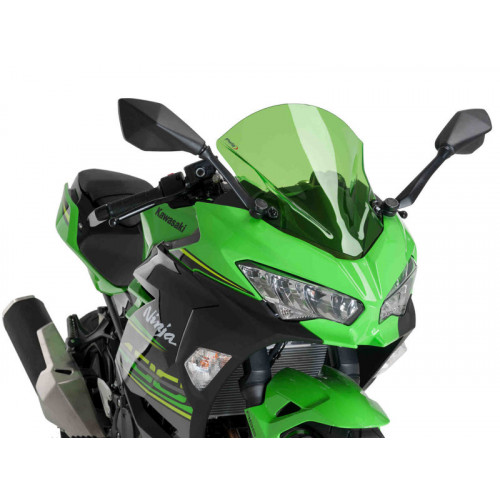 Z-Racing Screen (Green) For Kawasaki Ninja 400 (18-21) By Puig 9976V