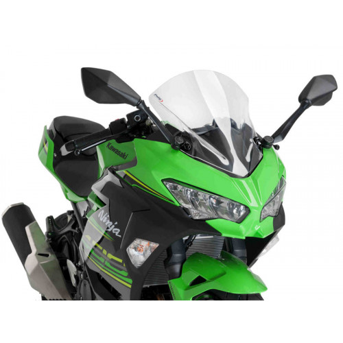 Z-Racing Screen (Clear) For Kawasaki Ninja 400 (18-21) By Puig 9976W