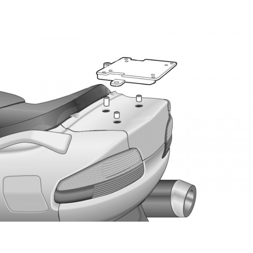 Suzuki Burgman 650 Executive (04-21) SHAD Top Box Fitting Kit S0BR62ST