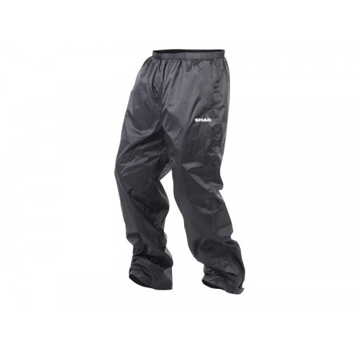 SHAD 100% Waterproof Black Rain Trousers - Large