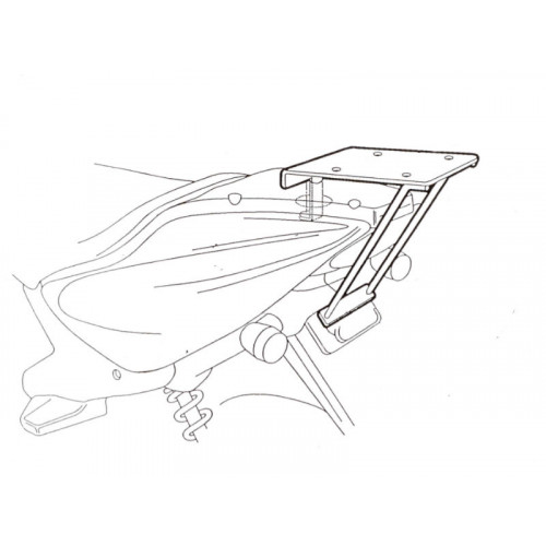 Yamaha Aerox 100 (97-08) SHAD Top Box Fitting Kit Y0A57T