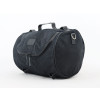 Black 23.3L Waxed Canvas Roll Bag By Longride CUS140WBLA