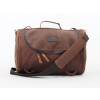 Brown 23.3L Waxed Canvas Roll Bag By Longride CUS140WBRO