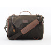 Khaki 23.3L Waxed Canvas Roll Bag By Longride CUS140WKHA