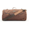 Brown 32.5L Waxed Canvas Roll Bag By Longride CUS141WBRO