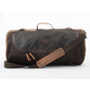 Khaki 32.5L Waxed Canvas Roll Bag By Longride CUS141WKHA