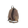 Brown Waxed Canvas Backpack By Longride CUS4515WBRO