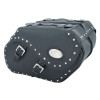 Black 34L Studded Iparex Saddlebags By Longride HC147A