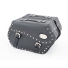 Black 43L Studded Iparex Saddlebags By Longride HC153A