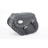 Black 38L Studded Iparex Saddlebags By Longride HC154A