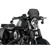 Aluminium Fly Screen (Black) For Harley Davidson Sportster 883 Iron (09-20) By Puig 1352N