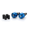 Short Bar End Weights (Blue) For Kawasaki Z650 (20-21) By Puig 20440A