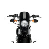 Anarchy Semi Fairing (Black) For Harley Davidson Sportster Forty Eight XL1200X (15-20) By Puig 21084N