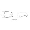 Handguards Maxiscooter (Dark Smoke) For Yamaha TMax 530 DX (17-19) By Puig 3488F