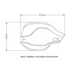 Handguard Extension (Clear) For BMW F850 GS (18-21) By Puig 3763W