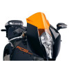 Z-Racing Screen (Orange) For KTM 1190 RC8 (08-15) By Puig 4944T