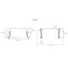 Screw On Adjustable Screen Extender 102 x 325mm (Clear) For MBK Evolis 125 (10-19) By Puig 5853W