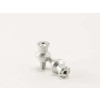 Spools 10mm (Silver) For KTM RC125 (22-23) By Puig 5988P