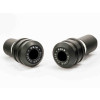 Vintage Frame Sliders (Black) For Triumph Bonneville T120 (16-19) By Puig 8588N