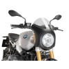 Retro Black Semi Fairing And Screen 195mm (Dark Smoke) For BMW R Nine T (14-20) By Puig 9160F