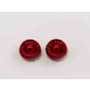 Thruster Bar End Caps (Red) For Benelli Leoncino 250 (20-21) By Puig 9420R