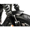 Aluminum Milled Front Mudguard (Black) For Harley Davidson Sportster 883 Iron (09-20) By Puig 9992N